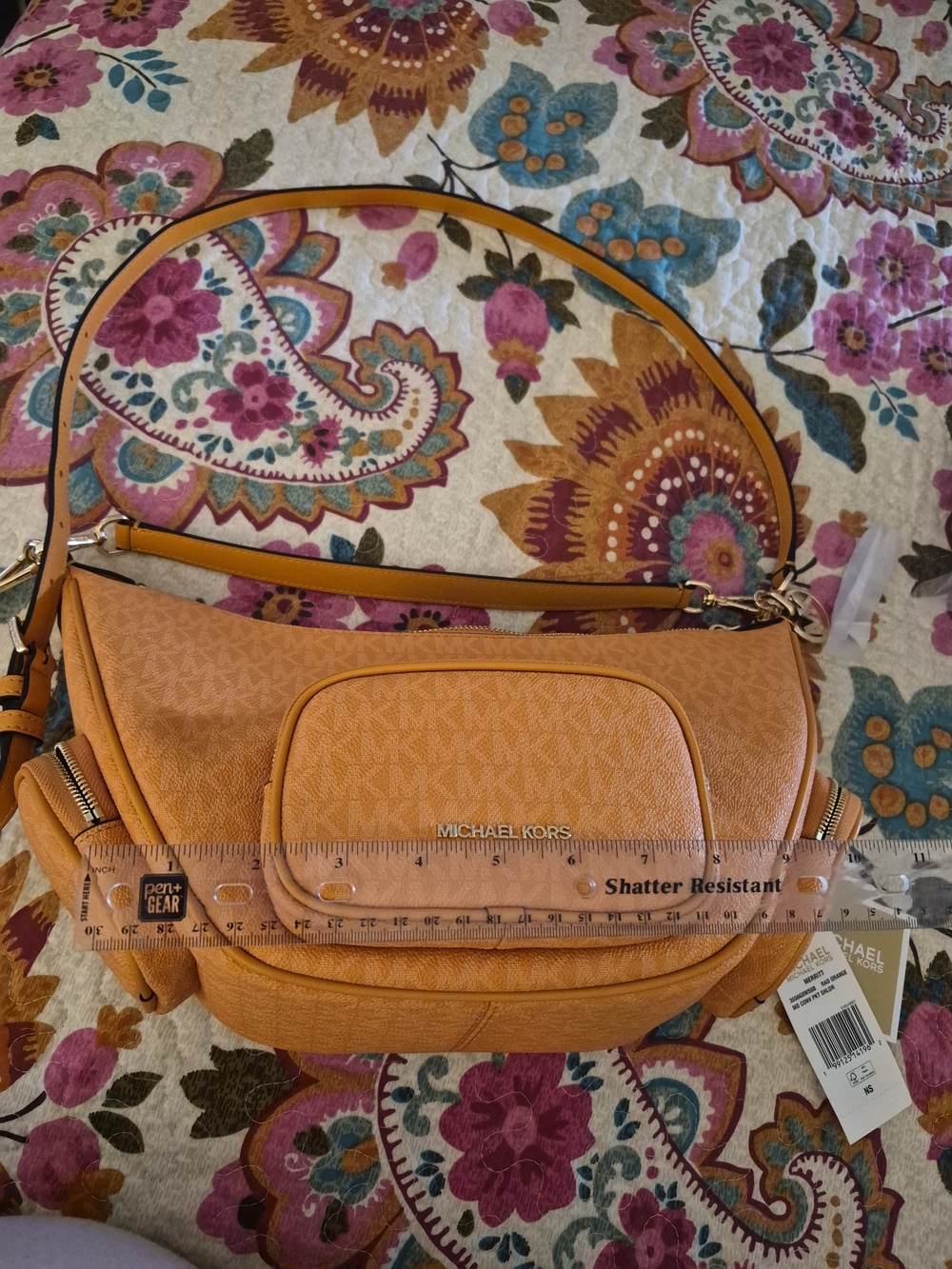 Michael Kors Orange Shoulder Bag